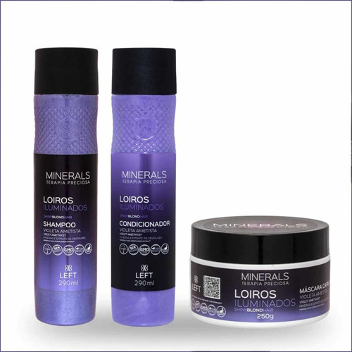 Shampoo Condicionador Másc. Loiros Violeta Ametista Left