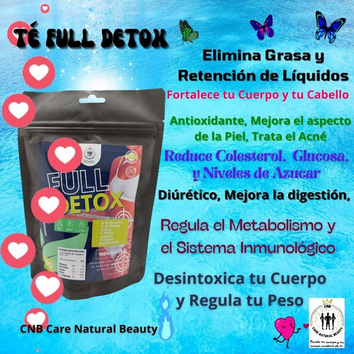 Té Full Detox!! . Desintoxica Tu Cuerpo Y Adelgaza Ya!