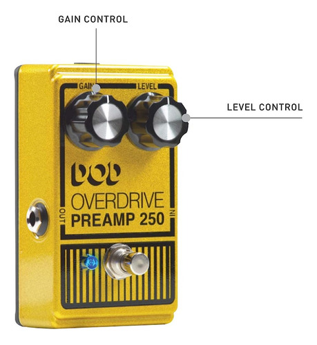 Dod Overdrive 250 Analog Overdrive Preamp
