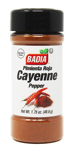 Badia Pimienta Roja De Cayenne Condimento 49,6 G. 