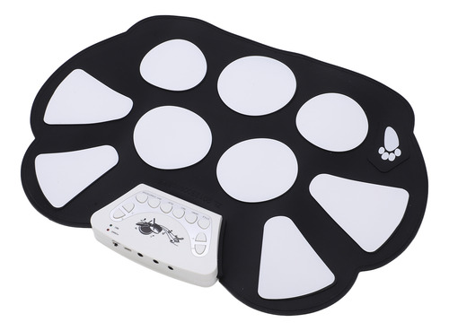 Kit De Batería Enrollable De 9 Almohadillas, Baterías Electr