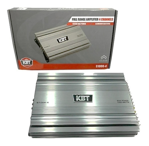 Amplificador Kbt S1000-4 1000w Clase Ab 4ch