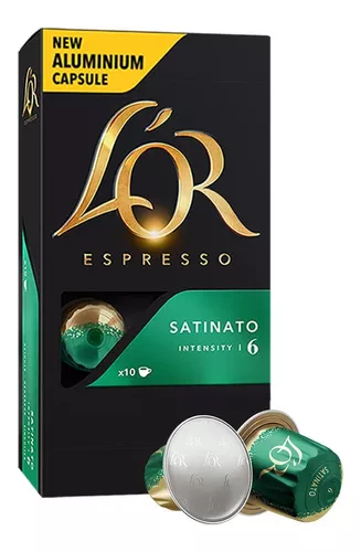 Cápsulas Nespresso Compatibles Café L'or Espresso Satinato