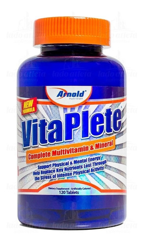 Vitaplete Multivitamínico Usa 120 Caps Arnold [nota Fiscal]