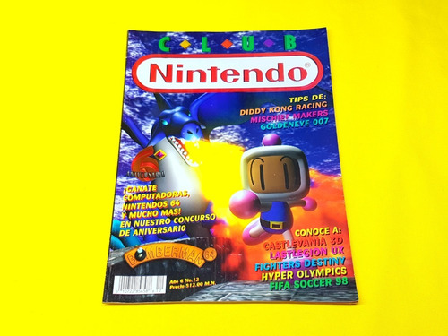 Revista Club Nintendo Bomberman 64 Año 6 #12
