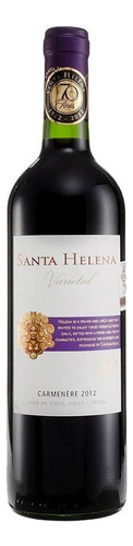 Caja De 12 Vino Tinto Santa Helena Varietal Carmenere 750 Ml