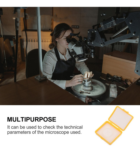 Microscopio De Micrómetro Ocular, Regla De Calibración