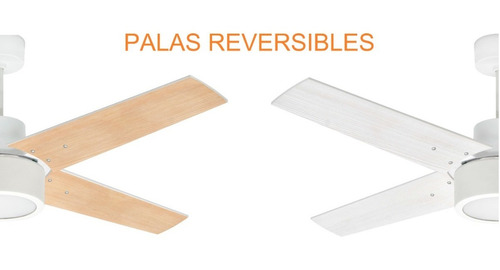Imagen 3 de 7 de Ventilador De Techo Blanco Moderno Protalia Premium