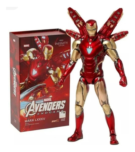 Figura De Accion Iron Man Zd Toys Mark 85