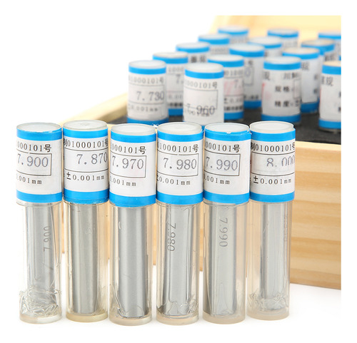 Juego De 50 Conectores Pin Gage De 7,5 A 8 Mm, Con Toleranci