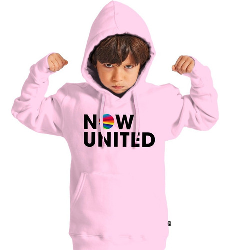 Moletom Infantil Now United Banda Blusa Agasalho De Frio Top