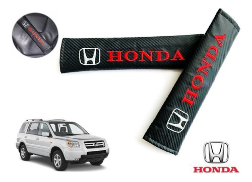 Par Almohadillas Cubre Cinturon Honda Pilot 3.5l 2006 A 2008