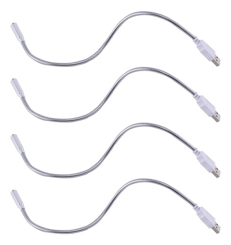 4pcs Usb Led Lámpara De Luz Led Flexible Lámpara Led