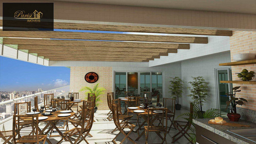 Imagem 12 de 16 de Apartamento Em Praia Grande Bairro Canto Do Forte - V56