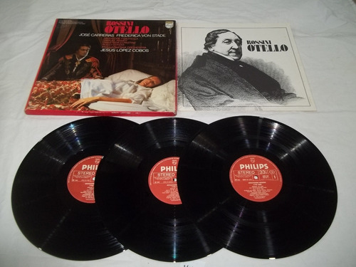 Box Lp Vinil - Rossini Otello - José Carreras Frederica Von 