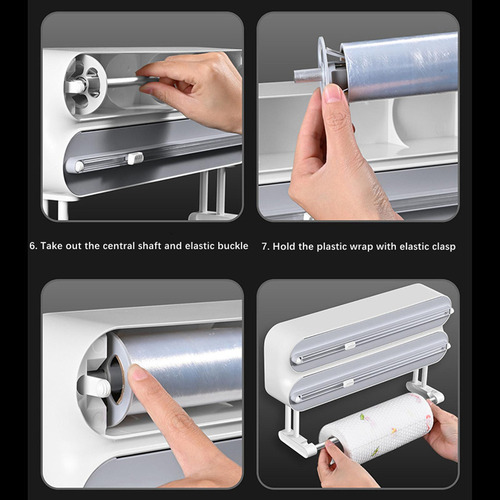 M Dispensador De Película Adhesiva Con, Portarrollos De Gris