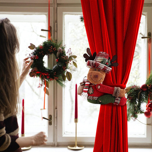 A Soporte For Cortinas Navideñas Hebillas For Cortinas Navid