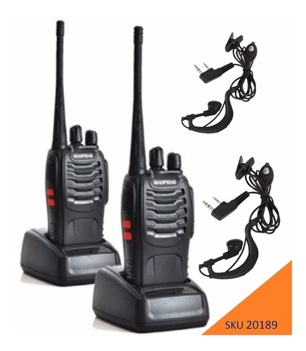 Pack 2 Radiotelefono Baofeng Pack Bf-888s 2 Vias W01