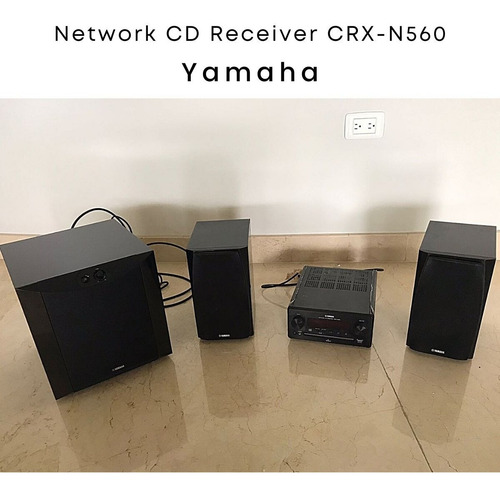 Equipo Yamaha Crx-n560 Networker Cd Receiver + Subwoofer +bt
