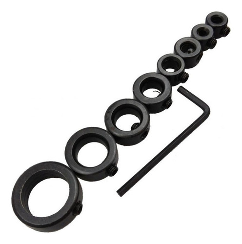 . 8 Piezas Profundidad De Taladro Topes Collares Anillo