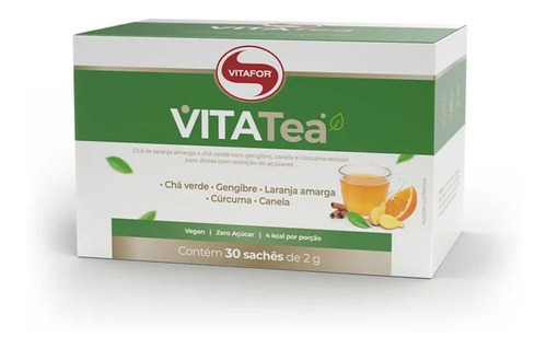 Vitatea - 30 Sachês 2g - Vitafor Sabor Sem sabor