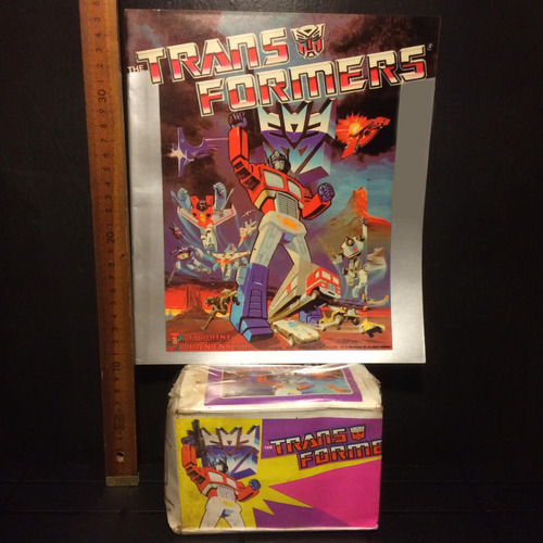 Transformers Album De Barajitas Original Del Año 1986 Nuevo