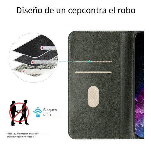 Funda Tipo Cartera Magnética Para Samsung Galaxy A11 Eu/m01s/a10s Con Bloqueo Rfid