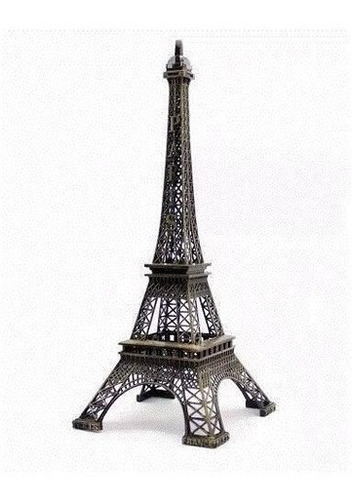 Torre Eiffel Miniatura Paris Em Metal Para Decoração 25cm