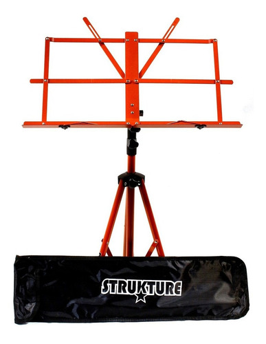Atril Stukture Para Partituras, Incluye Funda