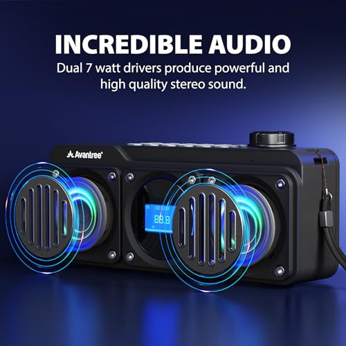 Avantree Boombyte: Radio Fm Porttil Con Bluetooth Y Mp3