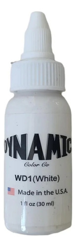 Tinta Tatuar Dynamic Ink Profesional White 1 Oz Nueva Tattoo