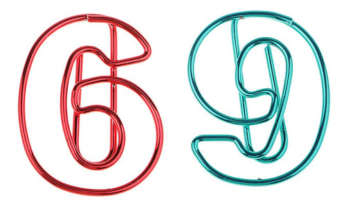 10 Paquetes Color Pinzas De Papel Metal Clips De Papel,