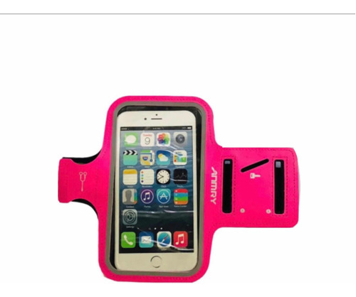 Porta Celular Para Correr Brazalete Deportivo Universal/rosa