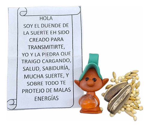 Troll Ven Dinero Talismán De Poder 25 Cm + Mini Troll