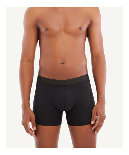 Boxer Hombre Filete Negro Seven Poliéster 45000328-777