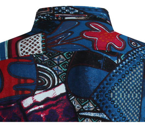 Camisa Hawaiana Con Flores De Playa