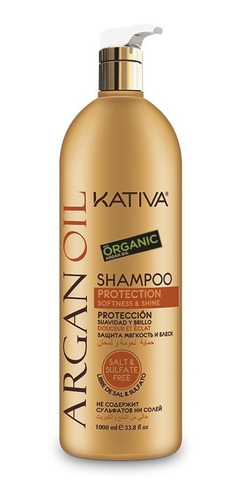 Imagen 1 de 1 de Shampoo Kativa Argan Oil X 1000