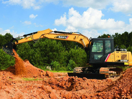 Excavadora Sany Sy135c (15 Toneladas), Desde