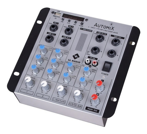 Mesa De Som Lláudio Automix A502rbt 5 Canais Com Bluetooth