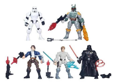Hero Mashers Star Wars 54 Pz Han Luke Boba Darth Stormtroope