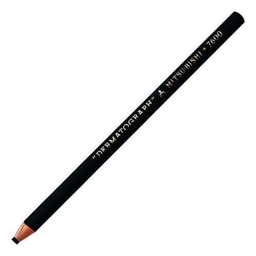 Lápis Esferográfico Mitsubishi Dermatographic Uni 7600 X Unit Color Preto