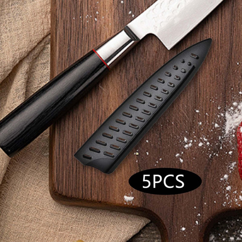 L 5 Pçs Pp Faca Capa Mangas Lâmina Protetor Facas 205x45mm