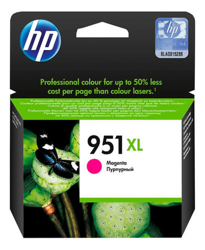 Cartucho De Tinta Hp 951xl 1500 Páginas Magenta Original