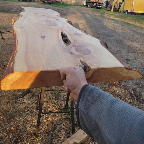 Cubierta De Mesa Madera Ciprés Macrocarpa De 250cmsx90cms