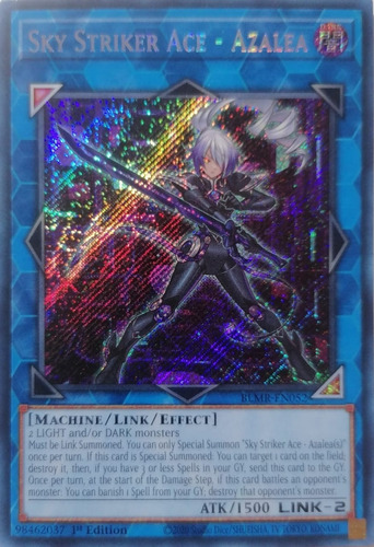 Yugioh! Sky Striker Ace - Azalea Blmr-en052 1st Ed Secret