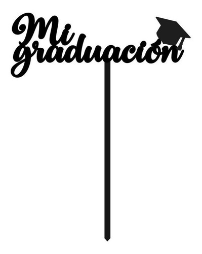 Cake Topper Adorno Torta - Graduacion - Egresado - Me Recibi