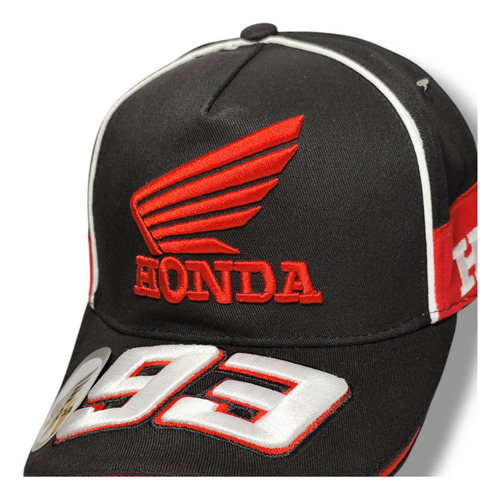 Gorras De Motos Y Autos Modelos Varios /gorra Honda Negra Adulto