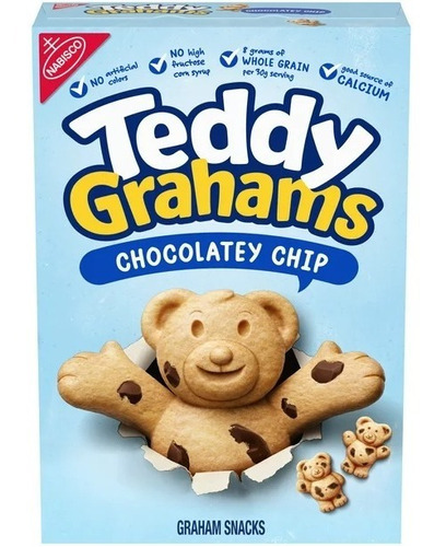 Teddy Grahams Chocolate Chip Graham Snacks, 283 G 