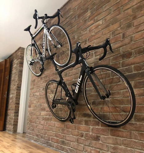 Imagem 3 de 10 de Suporte De Parede Bicicleta Decora Bike Horizontal Pendurar Cor Preto