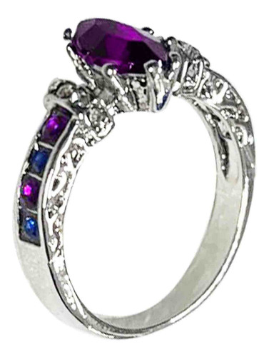 W Fashion 925 Jewelry Mystic Topa Z Para Mujer, Compromiso D